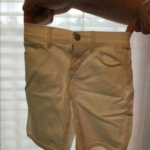 Junior Girls White Shorts